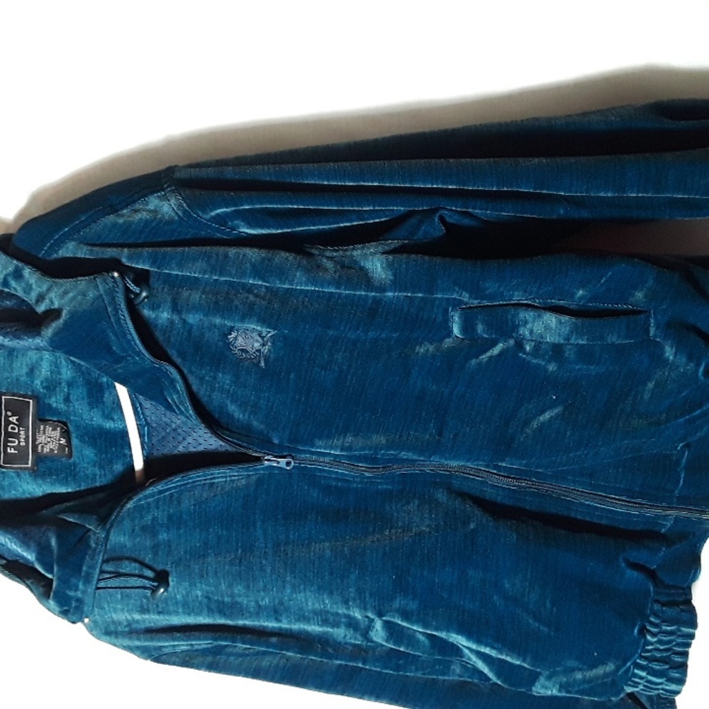 Woman's Blue Velvet Jacket